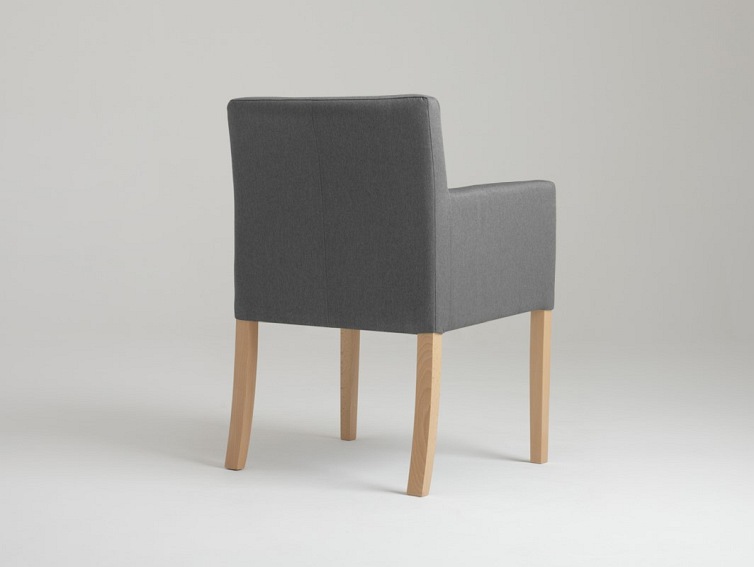 Fotel Wilton Arms 84 60x61x84 Stalowy/Naturalny