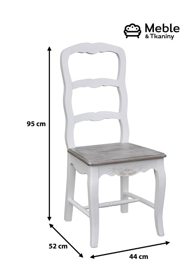 Krzesło RIMINI WHITE 028 Białe