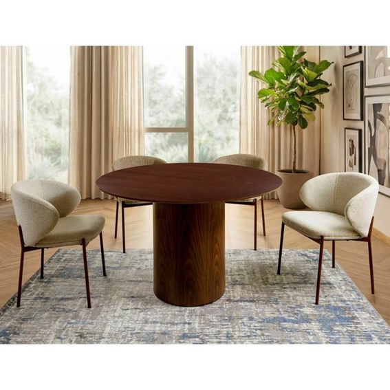 Stół RONDO Fi120cm Orzech