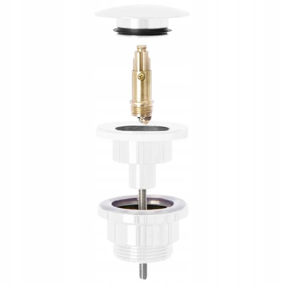 Korek KLIK-KLAK Uniwersalny Biały