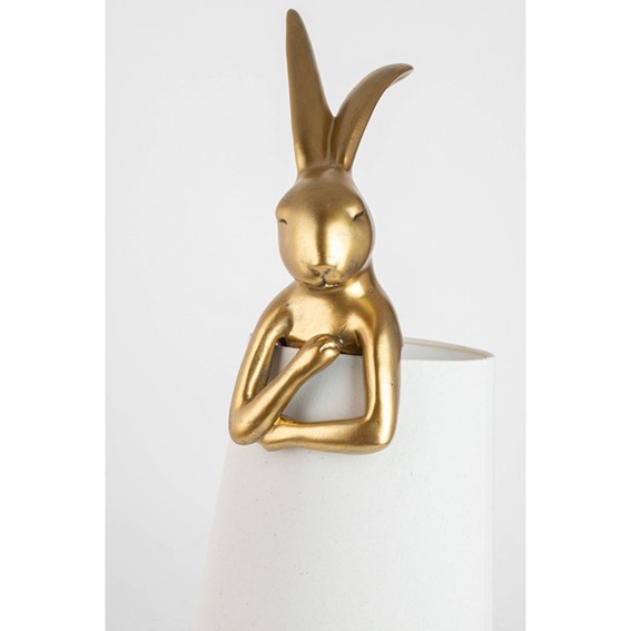 Lampa Stołowa RABBIT 88cm Biały/Złoty