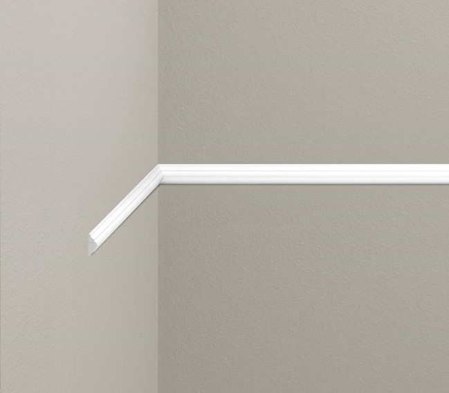 Listwa Naścienna Gładka LPC-03 244 cm Biały