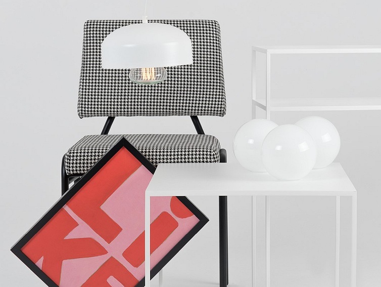 Lampa wisząca POPO FLAT 1 – biały