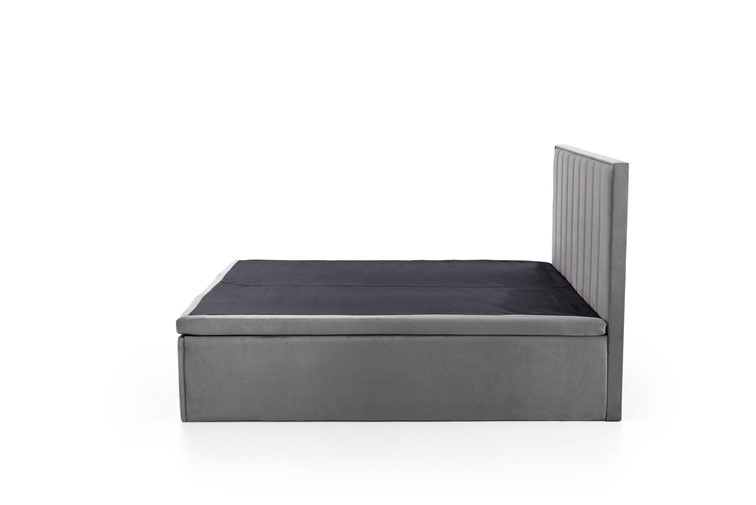 Łóżko Kontynentalne Tapicerowane ASENTO 160x200 Popiel