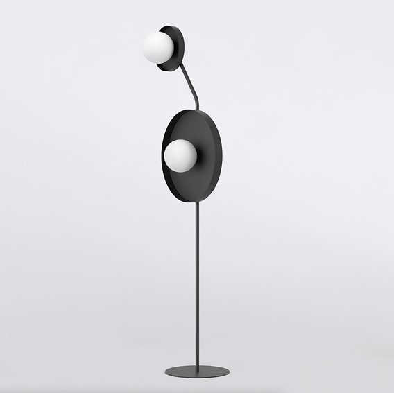 Lampa Podłogowa KISS LP2 Czarny