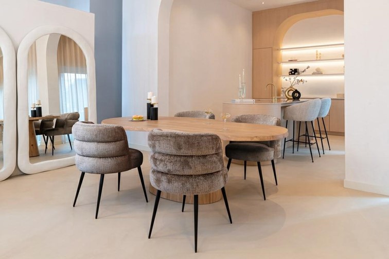 Krzesło STELLA Brązowy