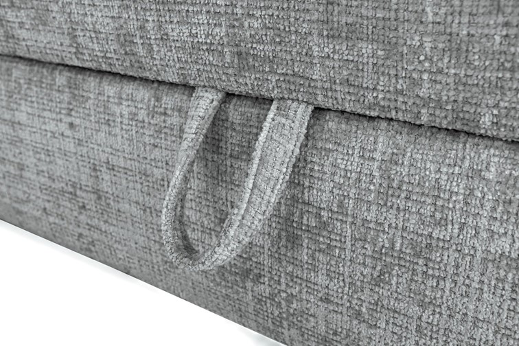 Łóżko LARGO z Pojemnikiem 160x200 cm Popielaty