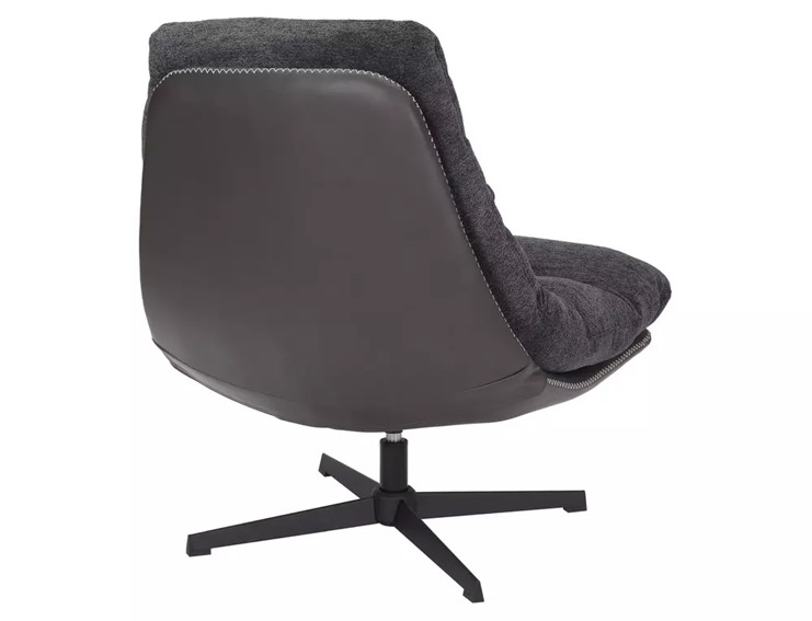 Fotel Obrotowy FELICIA Raven Ciemny Szary/Czarny