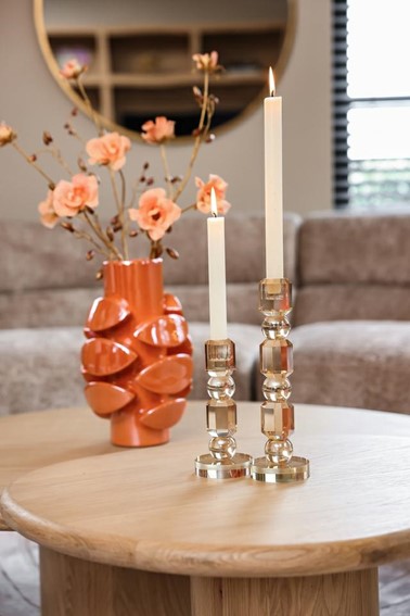 Świecznik MERAL S Brąz