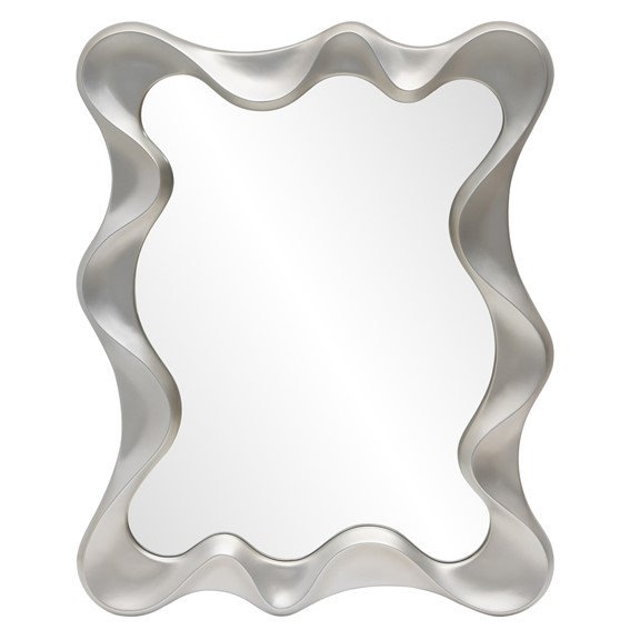 Lustro Ścienne DECO Srebrny Antyczny