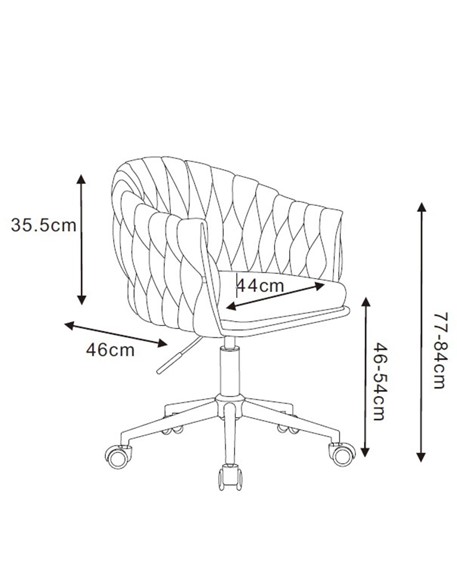 Krzesło Obrotowe FB37-FX Beżowy