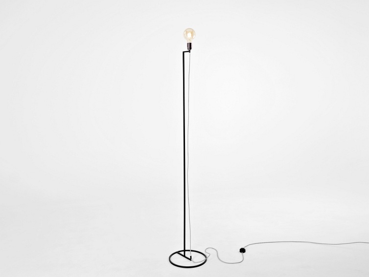 Lampa Podłogowa Strang Floor 31x166 Czarny