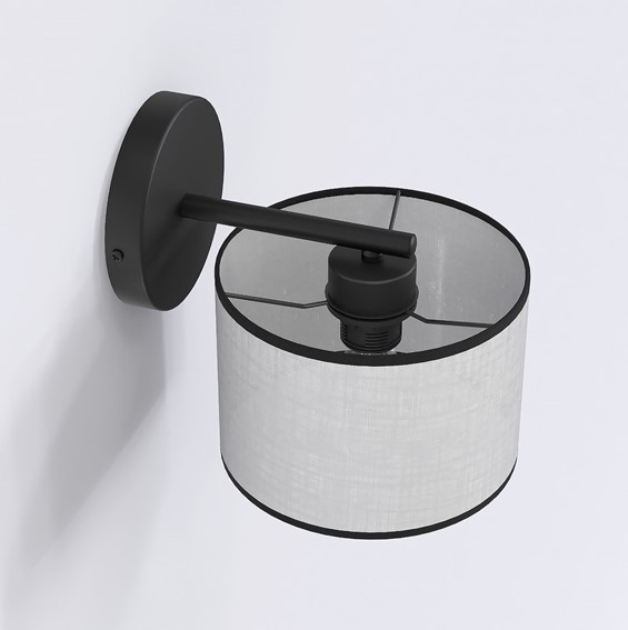 Kinkiet ECO K1 Czarny/Szary