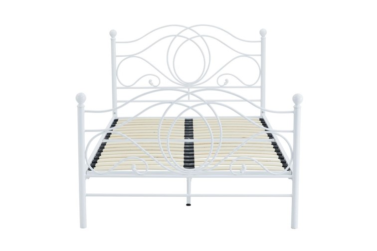 Łóżko Metalowe LM3-FX 120x200 Biały