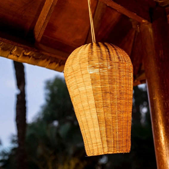 Lampa Wisząca SAONA HANG 50 IN&OUT BATTERY Naturalny