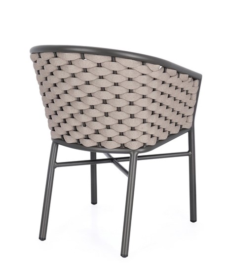 Krzesło Ogrodowe MARGALIDA Beżowy/Antracyt