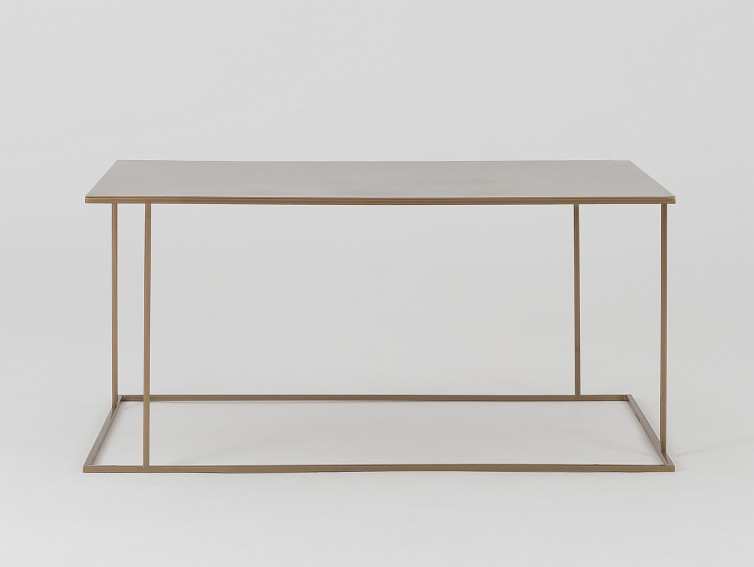 Stół Kawowy Walt Metal 100x60 Złoty