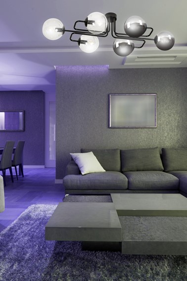 Lampa Sufitowa BRENDI 6A MIX3 Czarny