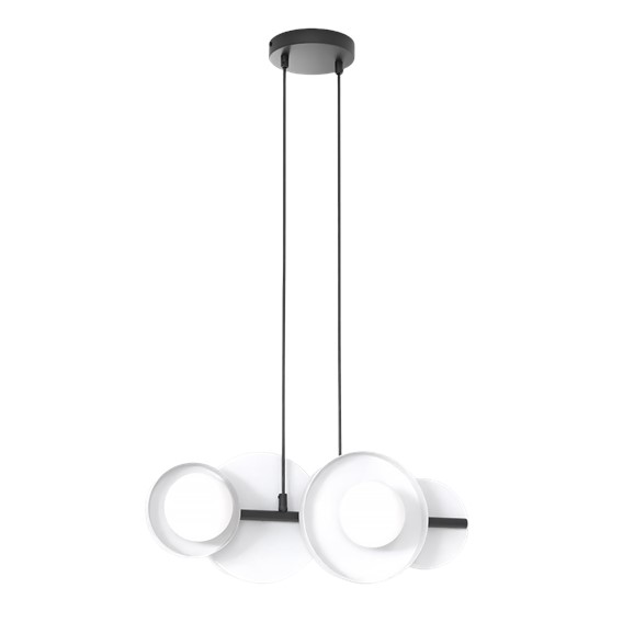 Lampa Wisząca MODEL 4 Czarny/Biały