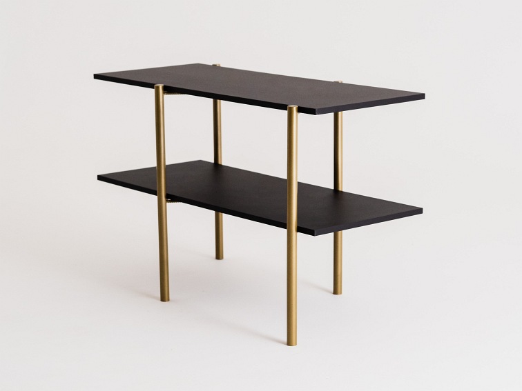 Konsola RAVE BASIC 110x45 Czarny/Złoty