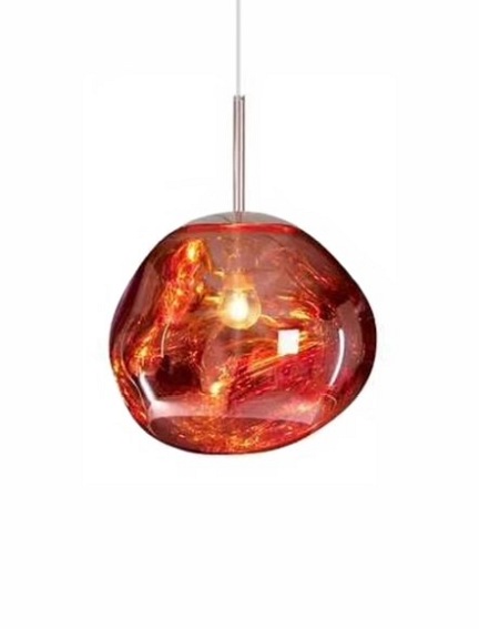 Lampa wisząca FUSION 20 miedziana - akryl