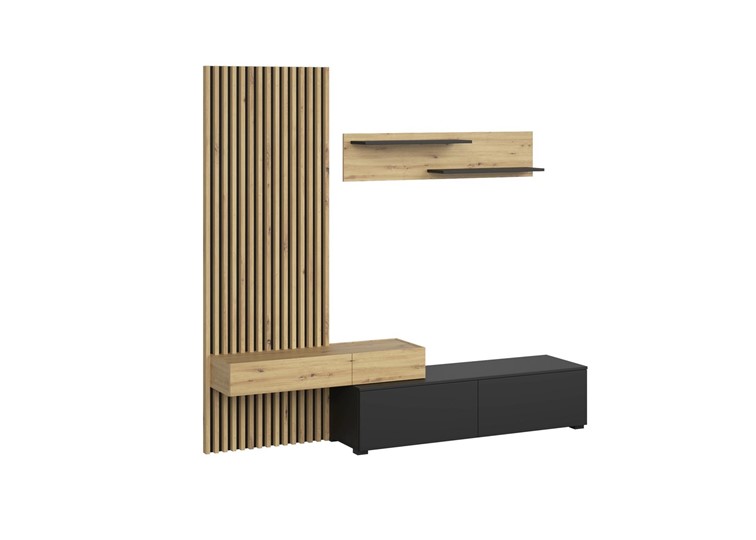 Zestaw Mebli CAMINO Dąb Artisan/Czarny