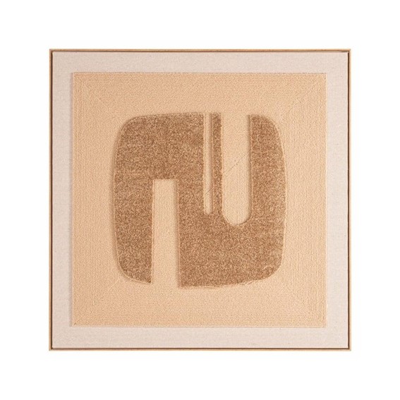 Obraz SEDA 100x100cm Beżowy