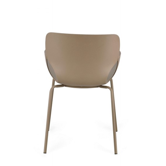 Krzesło LENNOX ARM Brązowy