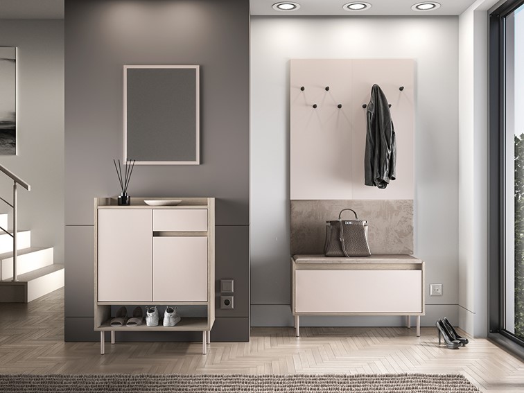 Szafka na Buty VOCO 03 Cashmere/Dąb Cremona Terracotta