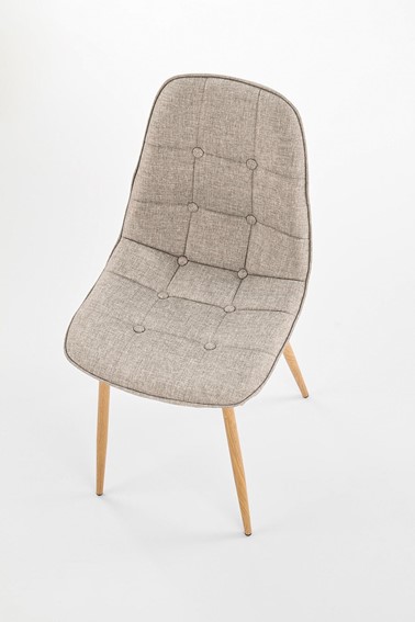 Krzesło K316 Dąb Miodowy/Beż