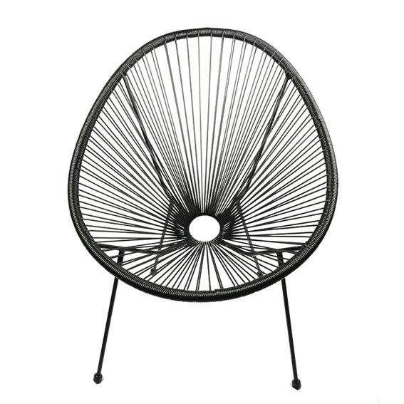 Krzesło K15-FX Technorattan Czarny