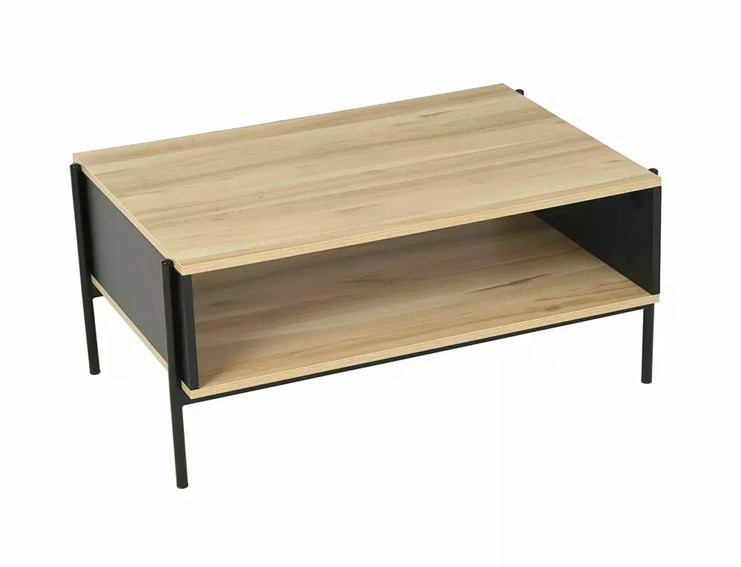 Ława KARINA A 60x90 Dąb/Czarny Mat