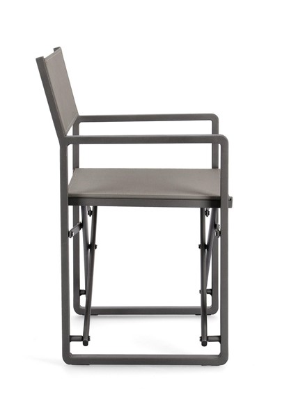 Krzesło Ogrodowe/Reżyserskie KONNOR Szary