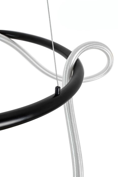 Lampa Wisząca SERPIENTE 60 Czarny