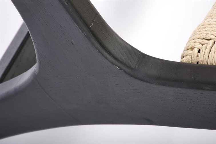 Fotel Wypoczynkowy FODEN Czarny/Naturalny