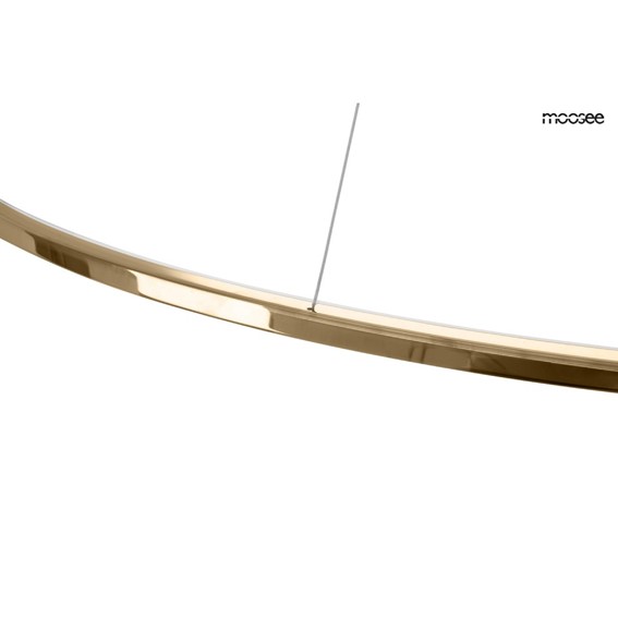 Lampa Wisząca RING SLIM 150 Złoty/Biały