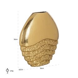Wazon  ROXY S Złoty