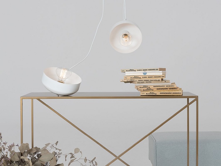 Lampa wisząca POPO FLAT 2 – biały