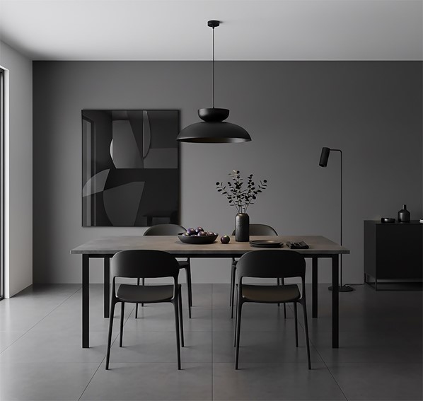 Lampa Wisząca MEGA 1 Czarny