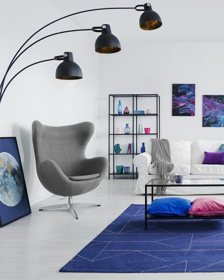 Fotel Jajo 66x78x106 Antracyt Easy Clean Premium