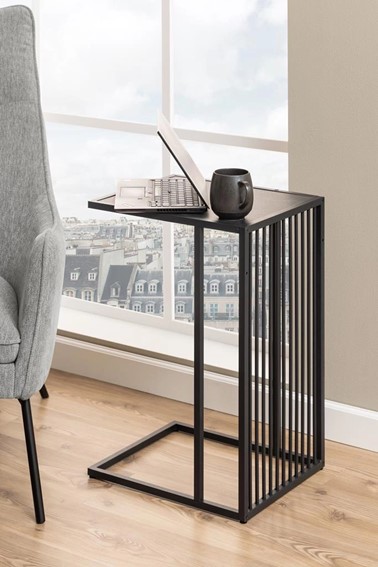 Stolik Pomocniczy STRINGTON Czarny