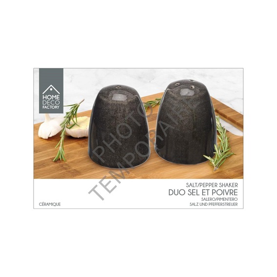 Zestaw Solniczka i Pieprzniczka NERGO Czarne