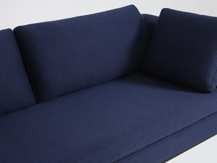 Sofa Rozkładana 3 os. Ambient 230x98x67 Atramentowy/Czarny