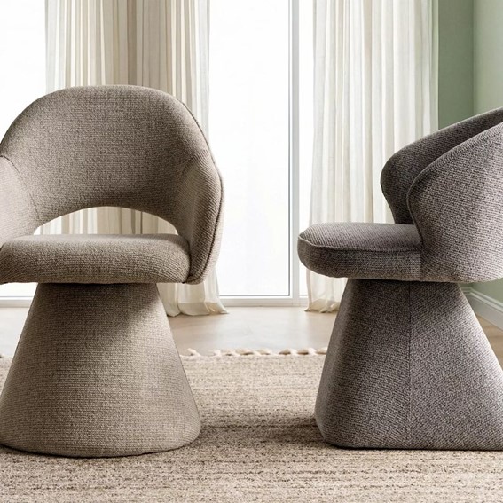 Krzesło RIKU Noelle Beż/Czarny Mat