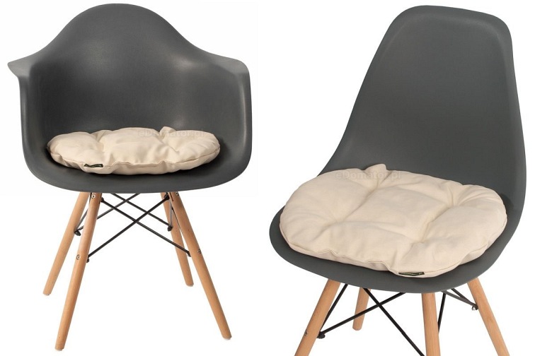 Poduszka na Krzesło KAMILA 40cm Beżowy