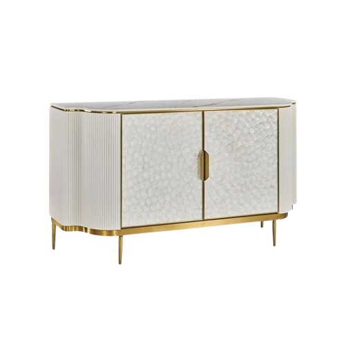 Komoda STILIG ST906C Beżowy/Złoty