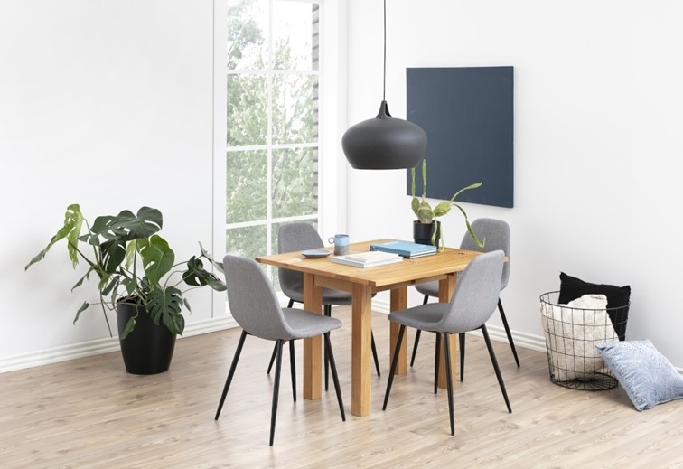 Stół Rozkładany KENLEY 100x90 Naturalny