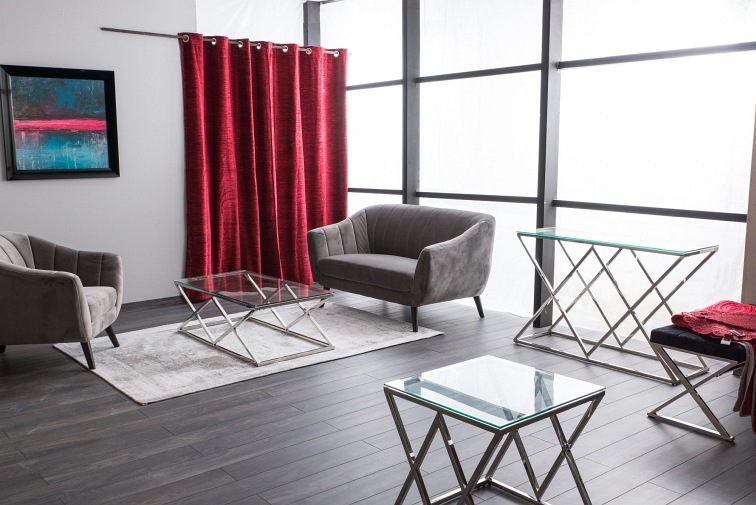 Ława ZEGNA A 120x60 Srebrny