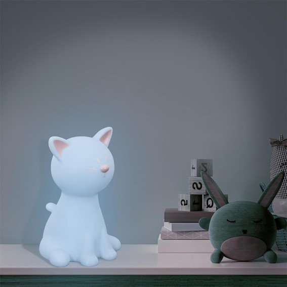 Lampka Cat Night Biały
