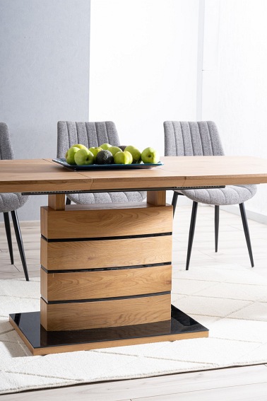 Stół Rozkładany LEONARDO (180-140)x80 Dąb